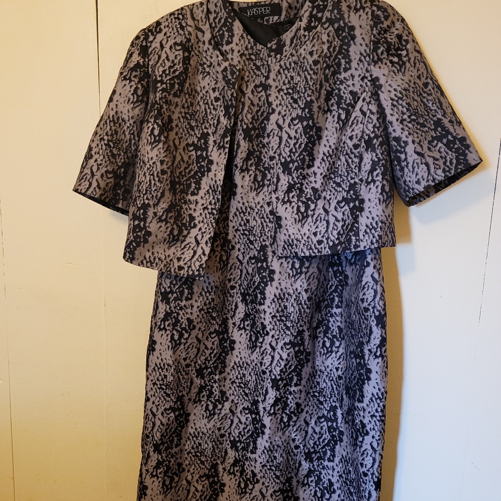 Kasper dress with bolero